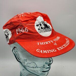 Riverside Resort 30th Anniversary 1966 1996 Laughlin Nevada Red Snapback Cap Vtg